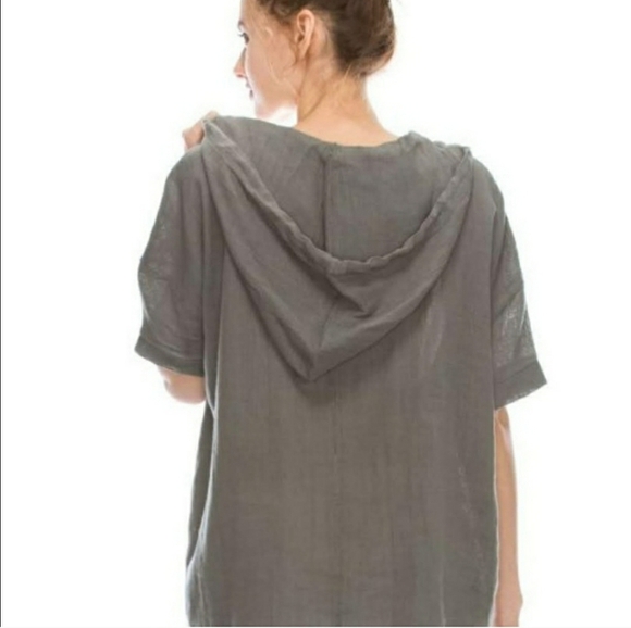 MONO  B LINEN TOP - Picture 2 of 3